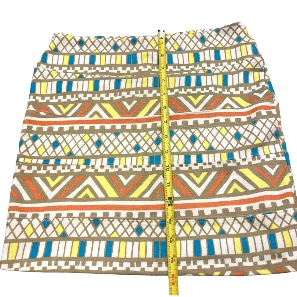 Mini bodycon women's skirt size M Atzec style pring stretchy summer party girl